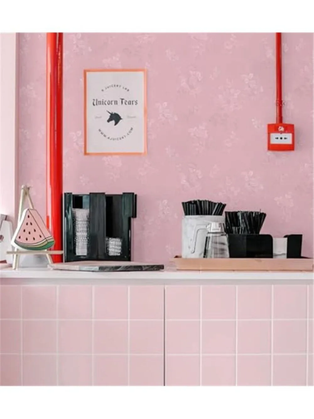 Pink Silk Embossed Floral Peel Stick Wallpaper Self Adhesive Nursery Bedroom